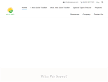 Tablet Screenshot of npspower.com